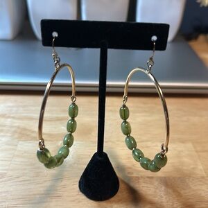 Pierced Dangling Beaded Earrings